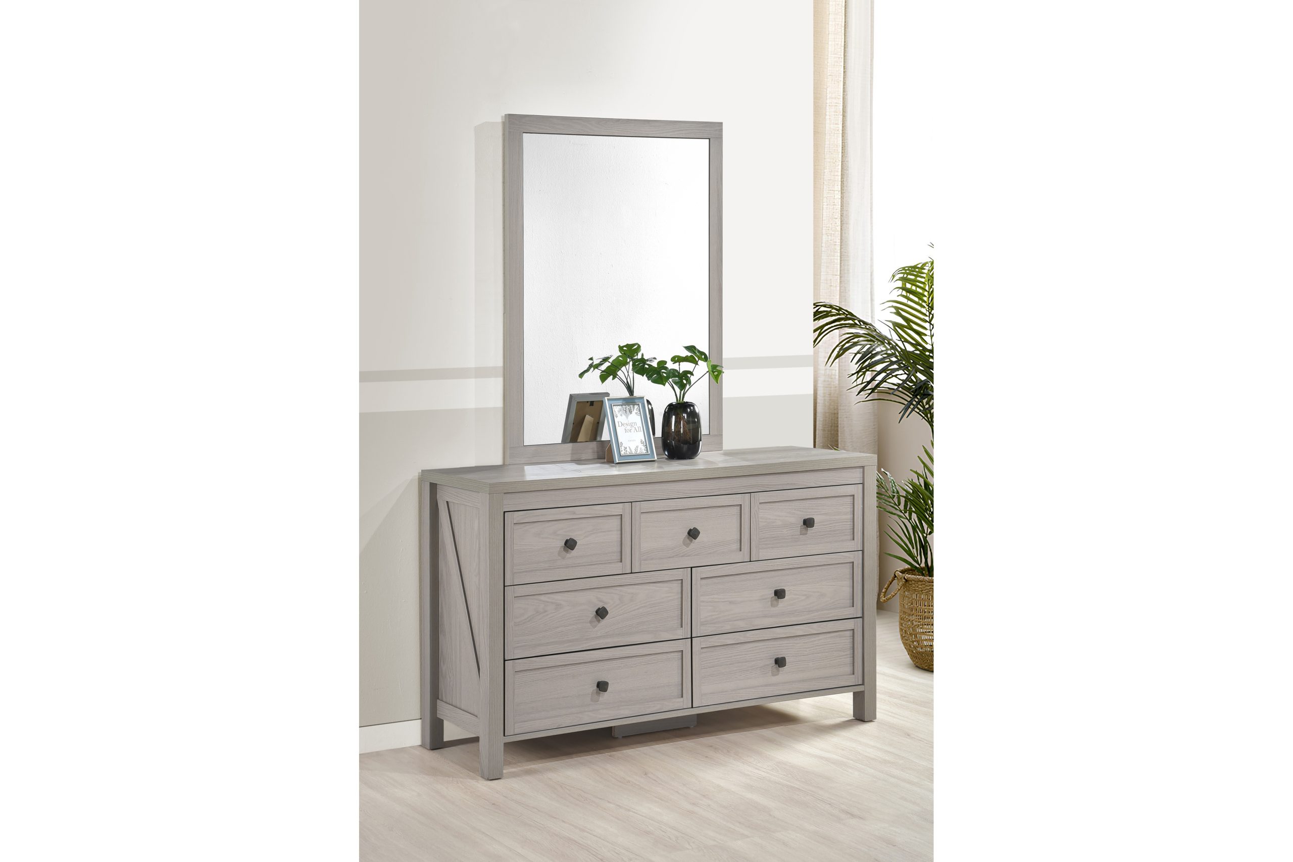white christmas dresses Simply Swedish Seven Drawer Dresser Lowboy – THE BEAUTIFUL BED COMPANY main image 1